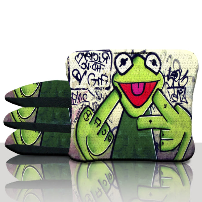 Gangster Frog Cornhole Bags