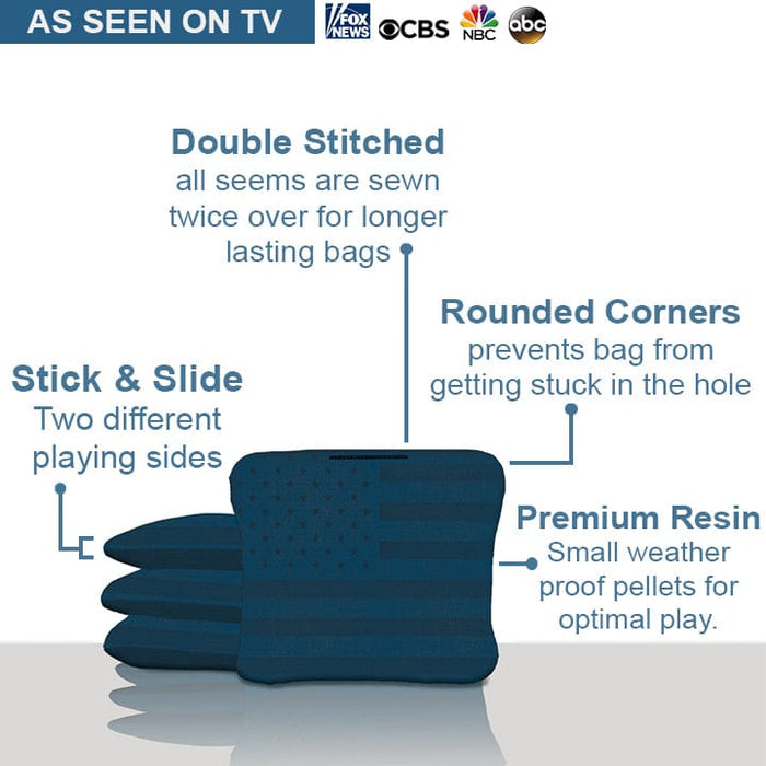 American Flag Pro Cornhole Bags