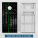 Boards Thin Green Line Flag Weather Proof Cornhole Boards