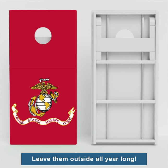 Boards USA Marines Weather Proof Cornhole Boards
