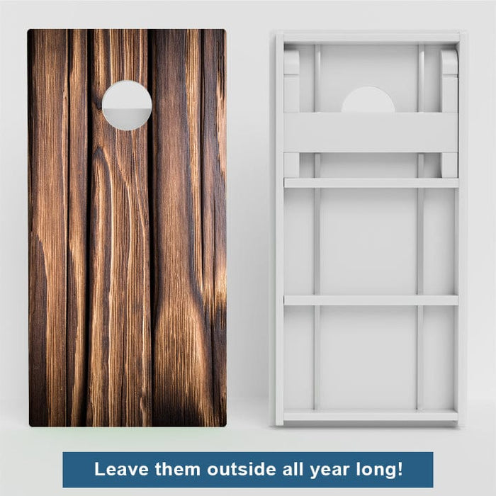 Boards Thick Wood Grain Weather Proof Cornhole Boards
