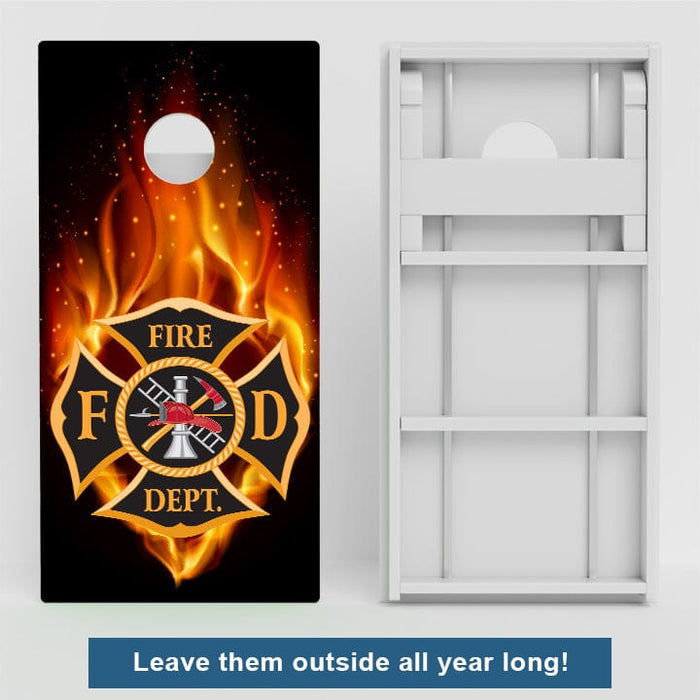 Boards Fire Department Weather Proof Cornhole Boards