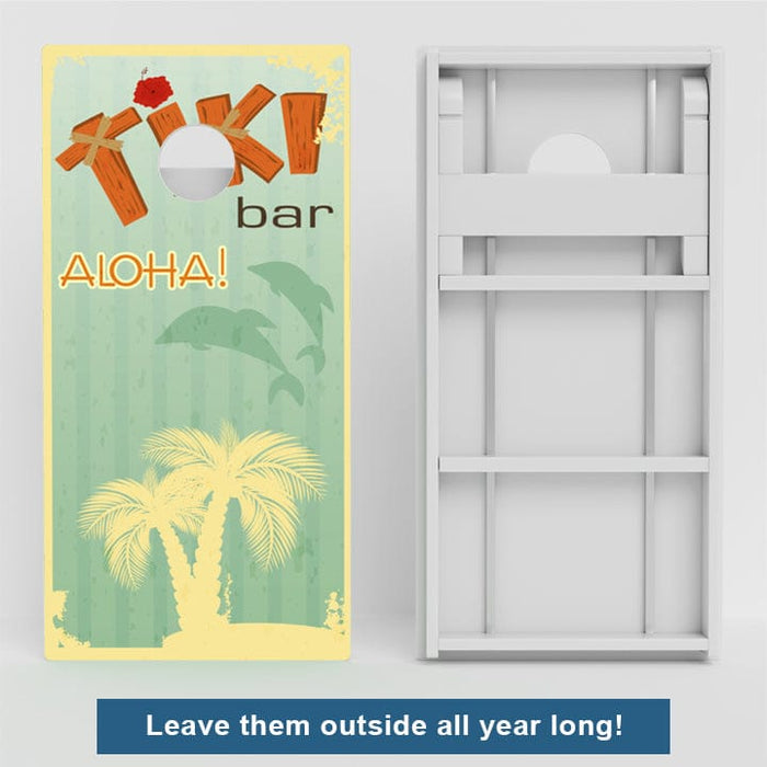 Boards Tiki Bar Weather Proof Cornhole Boards