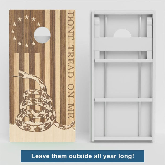 Boards Don't Tread On Me Weather Proof Cornhole Boards