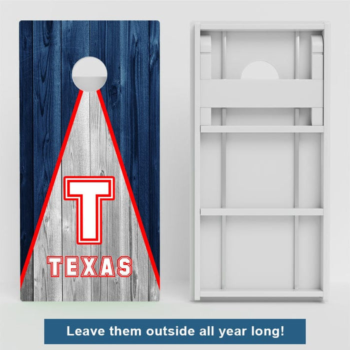 Boards Texas Baseball Weather Proof Cornhole Boards