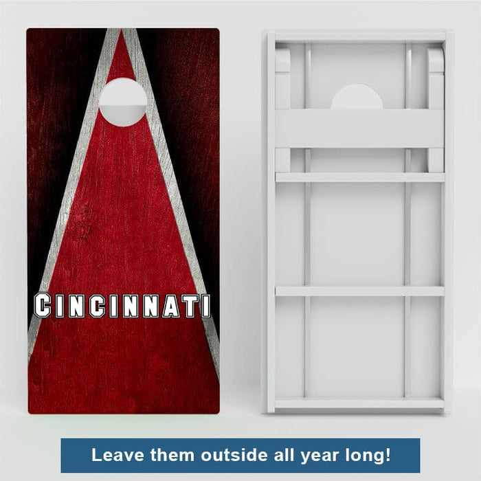 Boards Cincinnati Baseball Weather Proof Cornhole Boards