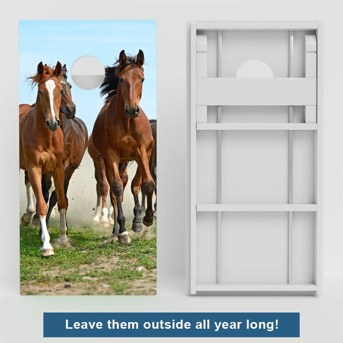 Boards Horses Weather Proof Cornhole Boards