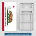 Boards California Flag Weather Proof Cornhole Boards