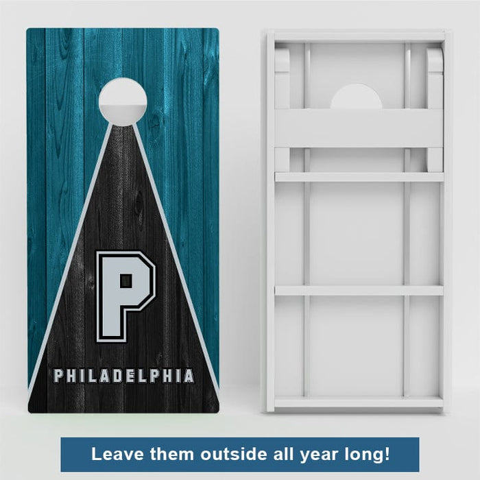 Boards Philadelphia Football Weather Proof Cornhole Boards