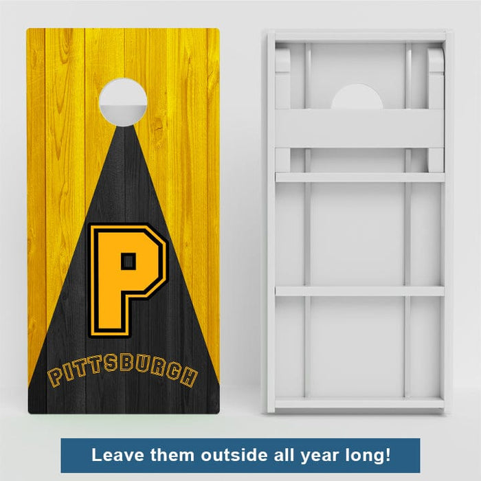 Boards Pittsburgh Baseball Weather Proof Cornhole Boards