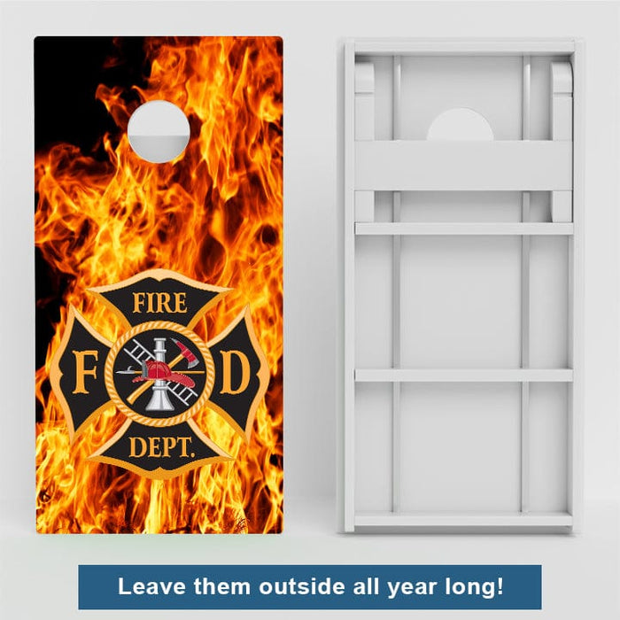 Boards Fire Department Weather Proof Cornhole Boards