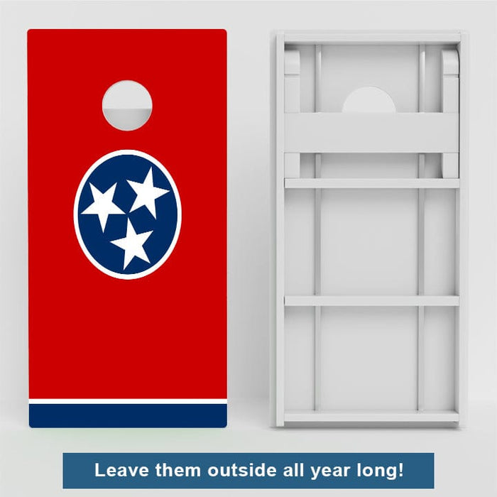 Boards Tennessee Flag Weather Proof Cornhole Boards