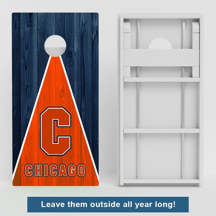 Boards Chicago Football Weather Proof Cornhole Boards