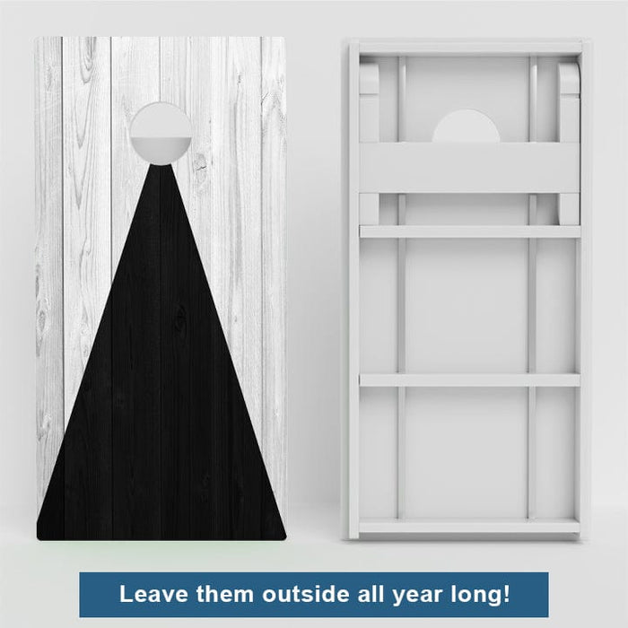 Boards Black & Grey Weather Proof Cornhole Boards