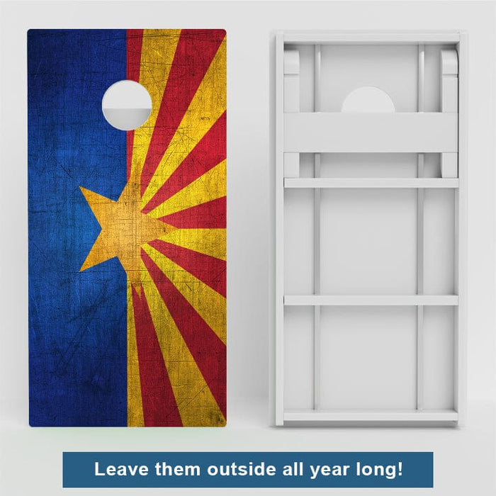 Boards Arizona Flag Weather Proof Cornhole Boards