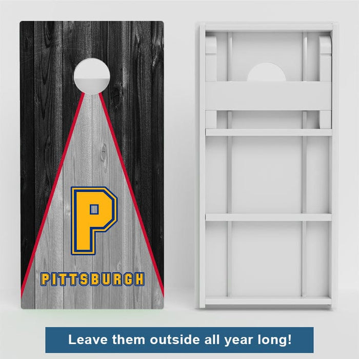 Boards Pittsburgh Football Weather Proof Cornhole Boards
