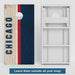 Boards Chicago Baseball Red White & Blue Weather Proof Cornhole Boards