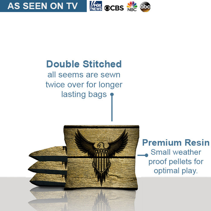 Patriotic Eagle Cornhole Bags