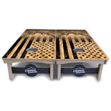Wood Deer & Fish Flag Cornhole Boards – Pro Lite or Pro Elite