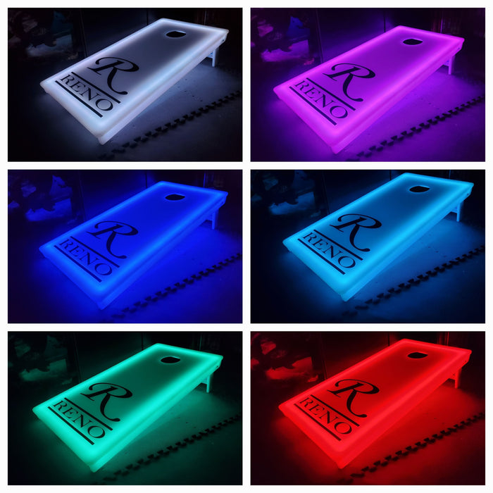 Lighted Cornhole Boards