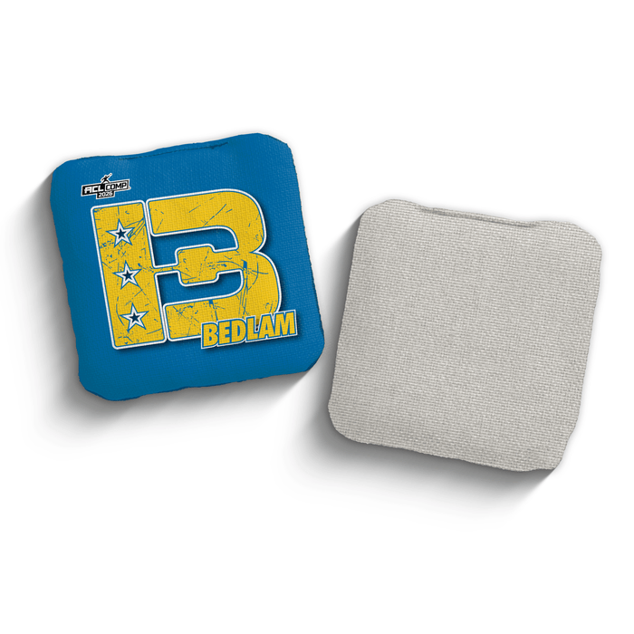 2026 Brotherhood Cornhole Bedlam American West Division ACL Comp Stamped Cornhole Bags