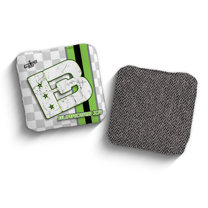 2026 Brotherhood Cornhole Guardian X Checkered Edition ACL Pro Stamped Cornhole Bags