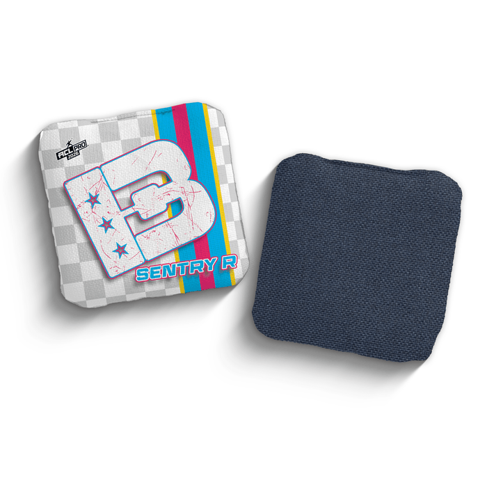 2026 Brotherhood Cornhole Sentry Checkered Edition ACL Pro Stamped Cornhole Bags