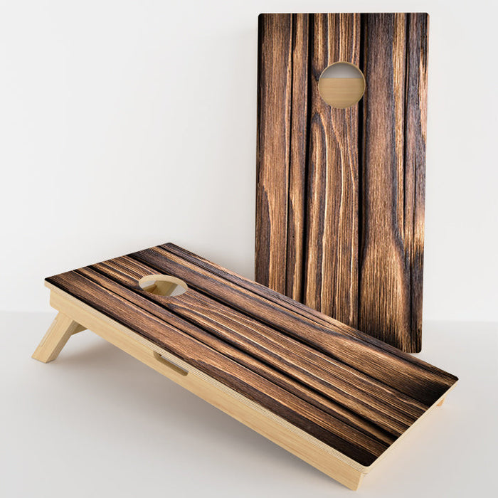 Thick Wood Grain Professional Cornhole Boards