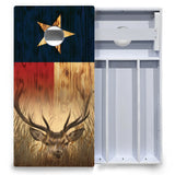 Texas Flag Deer & Fish Cornhole Boards - All Weather Series