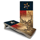 Texas Flag Deer & Fish Cornhole Boards – Pro Lite or Pro Elite