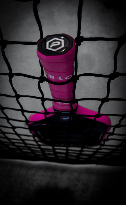 PRO Paddles P+ PowerSpin Carbon COREx3 (Neon Pink)