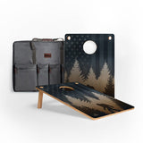 Cornhole Boards American Sasquatch 22-in × 31-in Wood Travel Cornhole Boards Set | Weekender Collection