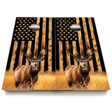 Colorful Deer & Fish Cornhole Boards - Backyard Series