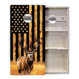 Rustic Flag Deer & Fish Cornhole Boards – Tournament Series