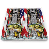 Scope Camo Deer & Fish Cornhole Boards – Pro Lite or Pro Elite