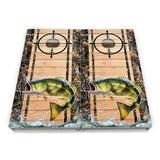 Scope Camo Deer & Fish Cornhole Boards – Tournament Series