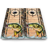 Scope Camo Deer & Fish Cornhole Boards – Pro Lite or Pro Elite