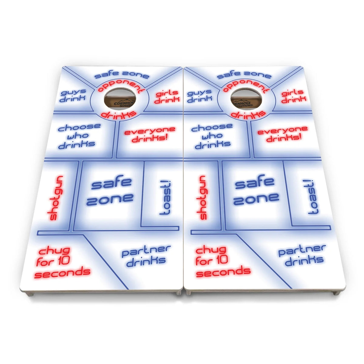 Drinking Game Cornhole Boards – Tournament Series