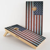 Boards Wood Panel American Flag Professional Cornhole Boards