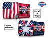 Cornhole Bags 8 Pro Cornhole Bag Set - Flag & Patriotic Freedom
