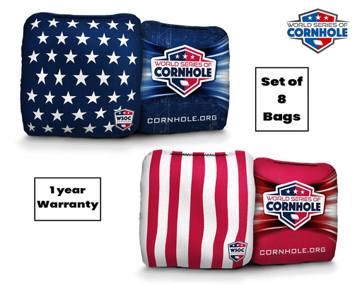 Cornhole Bags 8 Pro Cornhole Bag Set - Stars & Stripes