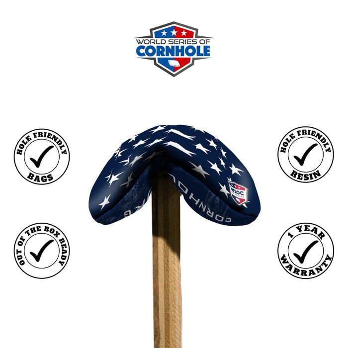 Cornhole Bags 8 Pro Cornhole Bag Set - Stars & Stripes