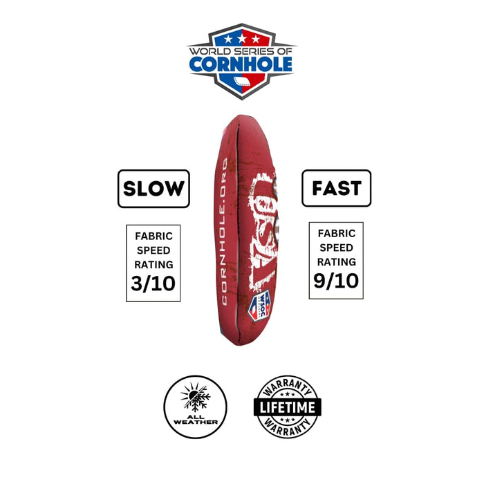 Cornhole Bags 8 Pro Cornhole Bag Set - Made in USA Red Blue