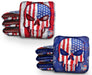 Cornhole Bags 8 Pro Cornhole Bag Set - USA Punisher Skull Red Blue