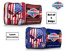 Cornhole Bags 8 Pro Cornhole Bag Set - USA Punisher Skull Red Blue