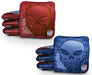 Cornhole Bags 8 Pro Cornhole Bag Set - Punisher Skull Red Blue
