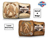 Cornhole Bags 8 Pro Cornhole Bag Set - Bigfoot Hide and Seek Tan Dark Tan