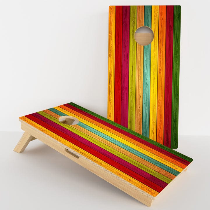 Boards Wood Grain Colors Professional Cornhole Boards