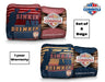 Cornhole Bags 8 Pro Cornhole Bag Set - Sinkin and Drinkin Red & Blue