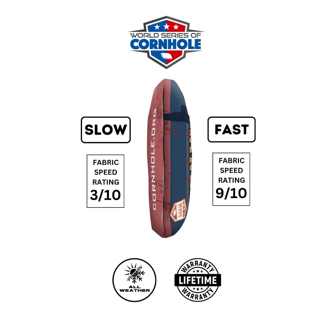 Cornhole Bags 8 Pro Cornhole Bag Set - Sinkin and Drinkin Red & Blue